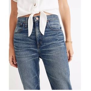 NWT The High-Rise Slim Boyjean in Frisco Wash
